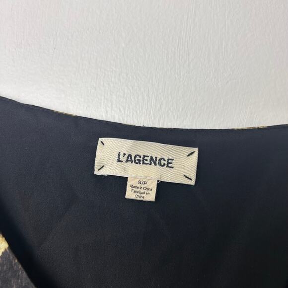 L'Agence Silk Top Jane Cami Blouse Sienna Safari Giraffe Animal Print Size Small - Picture 5 of 6